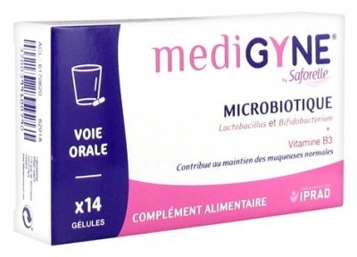 Laboratoires IPRAD Medigyne Microbiotique 14 Gélules