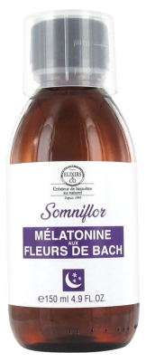 Elixirs & Co Somniflor Melatonin med Bachs Blomsteressenser 150 ml