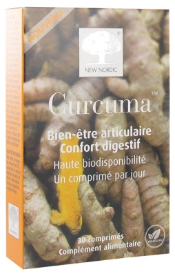 New Nordic Turmeric Joint Well-Being Digestive Comfort 30 Tablets