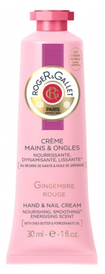 Roger & Gallet Hand & Nail Cream Gingembre Rouge 30 ml