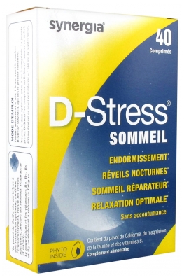 Synergia D-Stress Sleep 40 Tablets