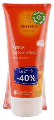 Weleda Gel Douche Sport à l'Arnica Lot de 2 x 200 ml