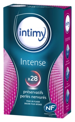 Intimy Intense 28 Bearded Veined Condoms
