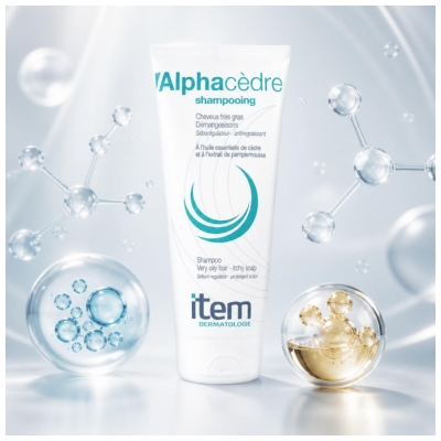 Dermatološki izdelek Alphacèdre Šampon za zelo mastne lase 200 ml