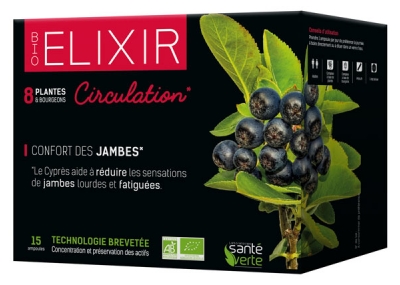 Santé Verte Bio Elixir Circulation 15 Phials