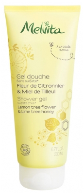 Melvita Shower Gel Lemon Tree Flower & Lime Tree Honey 200ml