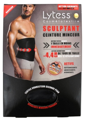Lytess Cosmétotextile Sculpting Slimming Belt Men - Size: L/XL