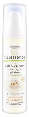 Natessance Lait d'Ânesse Bio Crème Légère Hydratante 50 ml