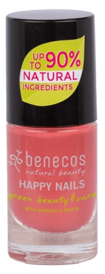 Benecos Happy Nails Vernis à Ongles 5 ml - Couleur : Flamingo