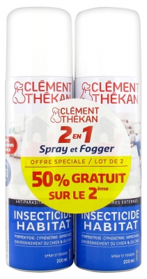 Clément Thékan Home Insecticid Spray and Fogger 2 x 200ml