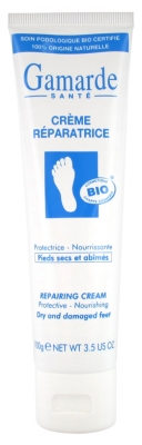 Gamarde Reparaturcreme Für Trockene und Beschädigte Füße Bio 100 g