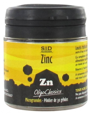 S.I.D Nutrition Zinc OligoClassics 30 Capsules