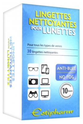 Lenços de Limpeza para Óculos Estipharm 30 Lenços