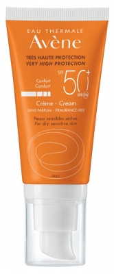 Avène Solaire Crème SPF50+ Sans Parfum 50 ml