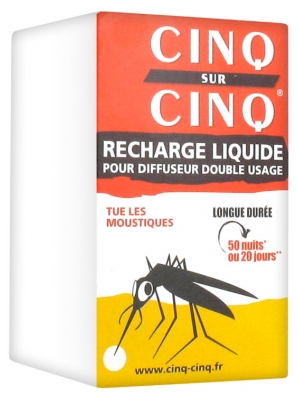 Cinq sur Cinq Recharge Liquide Anti-Moustiques 35 ml