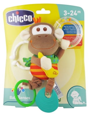 Chicco Baby Senses Petit Singe Multi-Activités en Balade 3-24 Mois