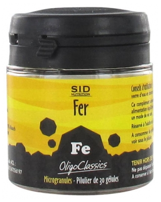 S.I.D Nutrition OligoClassics Fer 30 Gélules