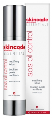 Skincode Essentials S.O.S Oil Control Émulsion Pureté Matifiante 50 ml