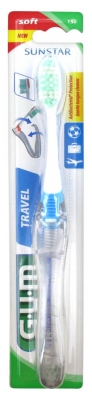 GUM Travel Toothbrush 158 - Colour: Blue