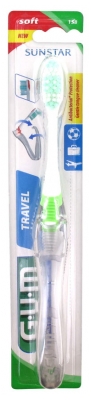 GUM Travel Toothbrush 158 - Colour: Green