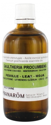 Pranarôm Huile Essentielle Gaulthérie Couchée (Gaultheria procumbens) 100 ml