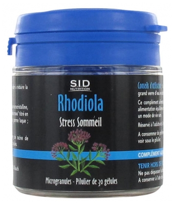 S.I.D Nutrition Stres Sen Rhodiola 30 Kapsułek