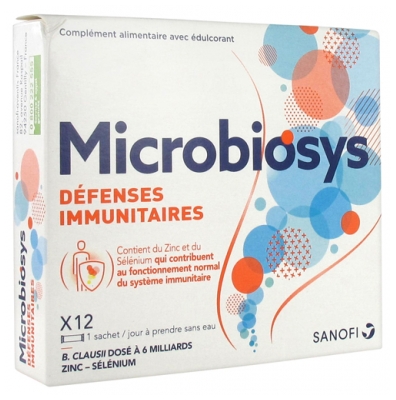 Sanofi Microbiosys Défenses Immunitaires 12 Sachets