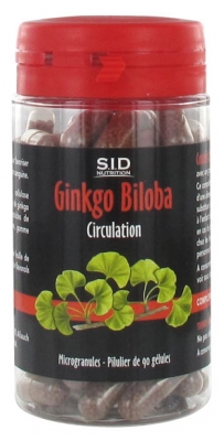 S.I.D Nutrition Blood Circulation Ginkgo Biloba 90 Capsules