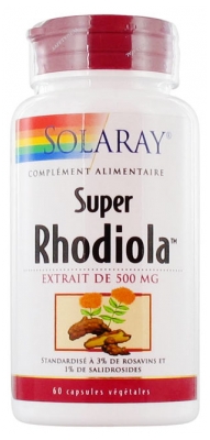 Solaray Super Rhodiola 60 Kapsułek Roślinnych