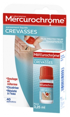 Mercurochrome Skystas pleistras rankų įtrūkimams 3,25 ml