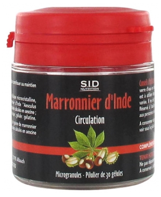 S.I.D Nutrition Blood Circulation Horse Chesnut 30 Capsules