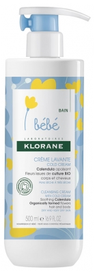 Klorane Bébé Crème Lavante Cold Cream 500 ml