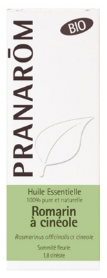 Pranarôm Bio Essential Oil Cineole Rosemary (Rosmarinus officinalis CT cineole) 10 ml