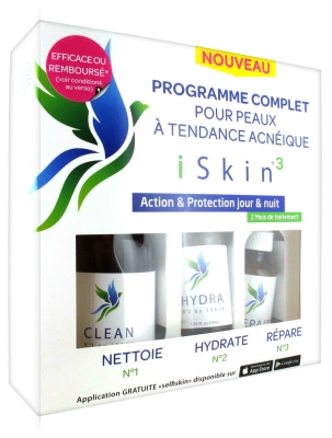 iSkin3 Programme Complet Peaux Tendance Acnéique