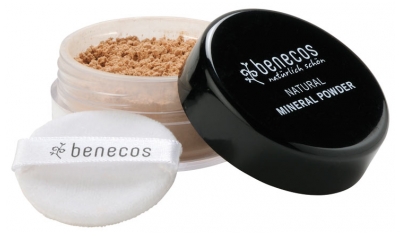 Benecos Natural Mineral Powder 10g - Colour: Medium Beige
