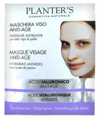 Planter's Acide Hyaluronique Masque Visage Anti-Age Hydratant Anti-Rides