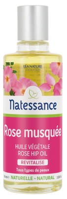 Natessance Huile de Rose Musquée Réparatrice Et Anti-Âge 100 ml