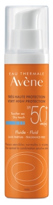 Avène Sun Care Fluid Fragrance Free SPF50+ 50ml