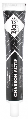 Superwhite Black Edition Activated Charcoal Whiteness Toothpaste 75ml