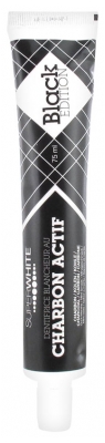 Superwhite Pasta Dentífrica Blanca Black Edition con Carbón Activado 75 ml
