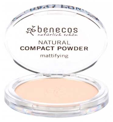 Benecos Compact Powder 9g - Colour: Porcelain