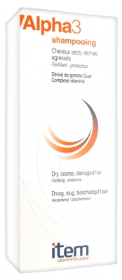 Item Dermatologie Shampoo Alpha3 Dry Coarse Damaged Hair 200ml