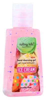 Rolling Hills Hand Cleansing Gel 30ml - Fragrance: Ice Cream
