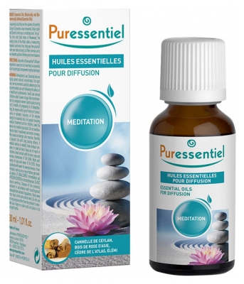 „Puressentiel“ Eterinių Aliejų Mišinys Difuzijai Meditacija 30 ml
