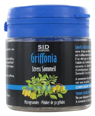 S.I.D Nutrition Stress Sleep Griffonia 30 Capsules