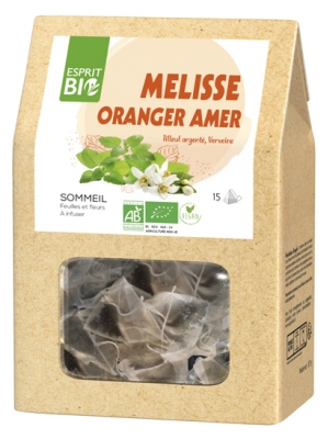 Esprit Bio Citronmeliss Bitterappelsin att infusera 15 påsar