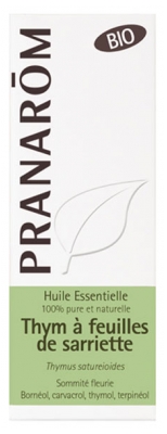 Pranarôm Bio Ätherisches Öl Thymian mit Bohnenkrautblättern (Thymus satureioides) 10 ml