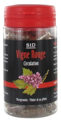 S.I.D Nutrition Circulation Vigne Rouge 90 Gélules