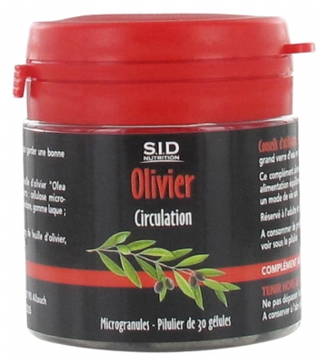 S.I.D Nutrition Blood Circulation Olive Tree 30 Capsules
