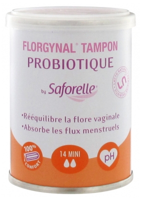 Saforelle Florgynal Probiotic Tampon 14 Mini